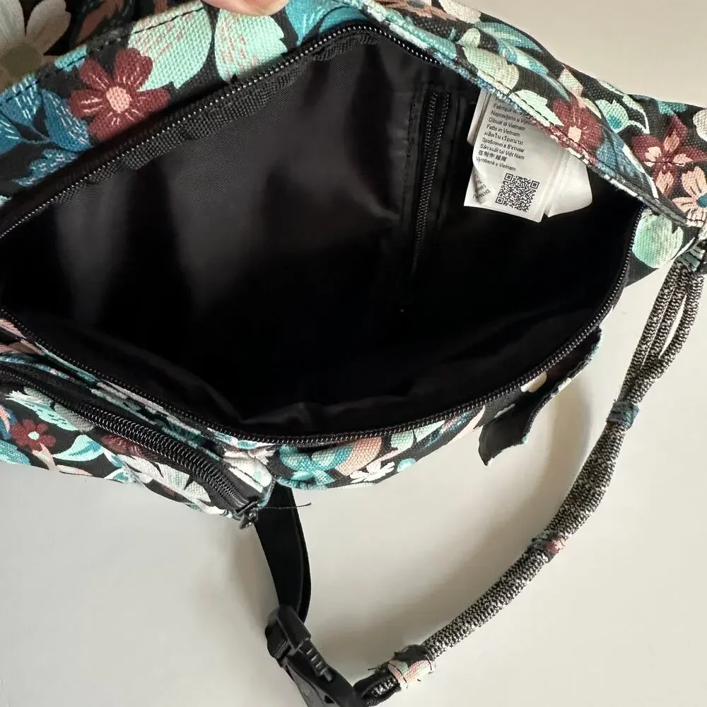 Kavu Original Rope Bag New Blossom Floral Sling Pack Canvas Backpack